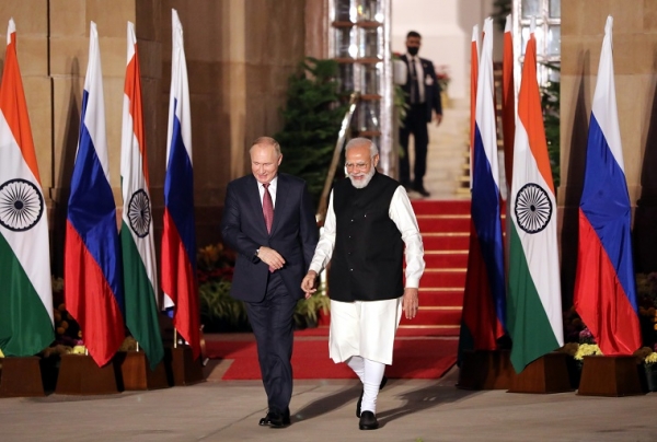 Visite officielle de Poutine en Inde