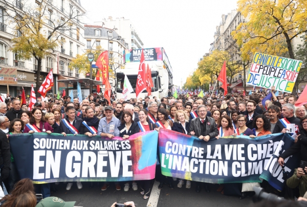 France: Manifestation à Paris contre la vie chère