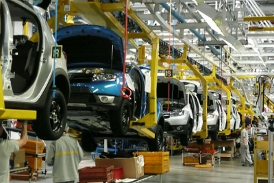 L&#039;Usine du Groupe Renaul-Peugeot à Tanger