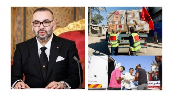 Mohammed VI, seul chef d’État à réussir une aide directe et sécurisée à Gaza
