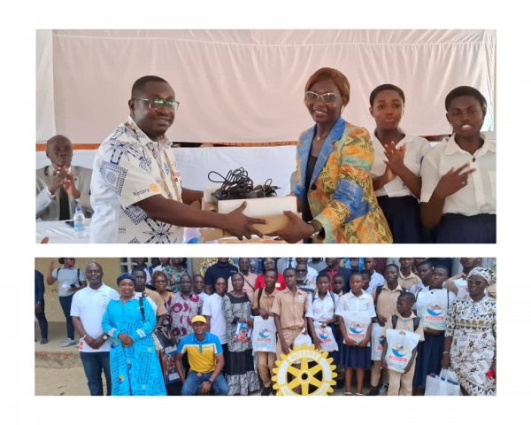 Côte d’Ivoire : le Rotary club Abidjan Excelsior lutte pour « Zéro Grossesse et Zéro Drogue » en milieu scolaire