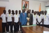 MARACANA : le ministre François AMICHIA félicite Bleu Charlemagne et les Eléphants champions d’Afrique