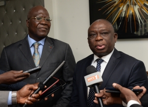 Côte d’Ivoire/ Journée nationale de la paix à Bouaké: Le ministre KKB échange avec Amani N’Guessan Michel, cadre du PPA-CI