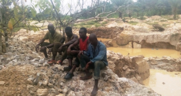 Des orpailleurs clandestins appréhendés dans la forêt de Go-Bodienou ( crédit AIP)