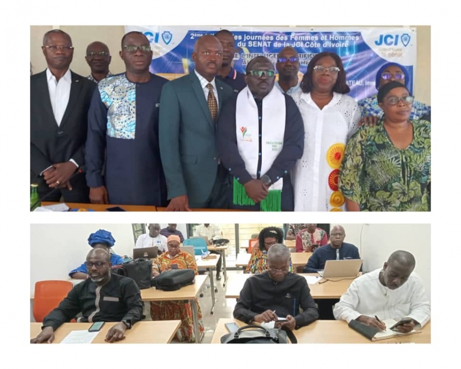 Côte d'Ivoire : les Sénateurs de la JCI se forment à l'utilisation de l'intelligence artificielle
