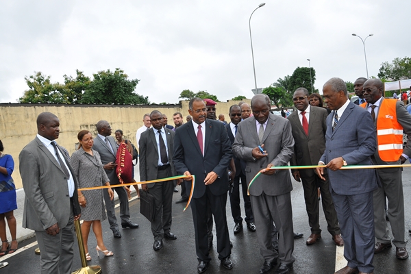Routes-Abidjan : La bretelle de la &quot;Rue des Jardins&quot; de Cocody inaugurée
