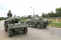 Des chars blind&eacute;s l&eacute;gers de l'arm&eacute;e ivoirienne (Image d'archives)