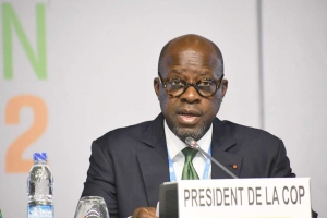 Côte d’Ivoire/ COP 15 :  Le président Alain –Richard Donwahi dispose à obtenir des avancées concrètes dans le monde entier