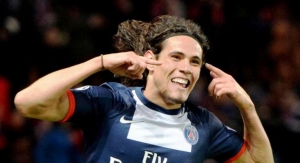Edison Cavani, l&#039;attaquant du PSG est très attendu au cours de cette rencontre