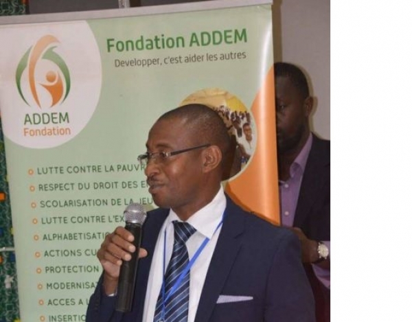 Le président de la Fondation ADDEM, Dr Kouyaté Karim