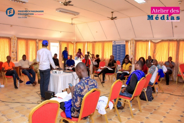 Atelier des Médias : des journalistes ivoiriens formés à la réalisation d’un(e) interview politique et reportage narratif