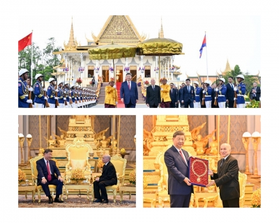 La Chine et le Cambodge constituent un modèle d&#039;égalité, de confiance mutuelle et de coopération gagnant-gagnant entre des pays de tailles différentes (Xi)