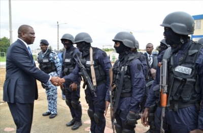 Une cérémonie de la police ivoirienne (Photo d&#039;archives)