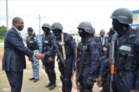 Une c&eacute;r&eacute;monie de la police ivoirienne (Photo d'archives)