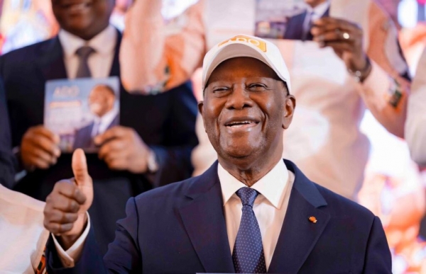 Côte d’Ivoire-Présidentielle 2025 : Alassane Ouattara, candidat du RHDP, réélu avec 89,77% des voix au premier tour (officiel)