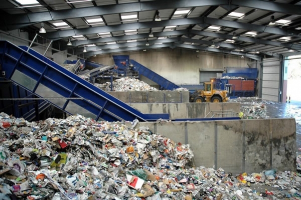 Vue d&#039;un centre de valorisation de déchets en France (Image d&#039;Archives, DR)