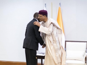 Niger: Audience avec Abdoulaye Bio Tchané, envoyé spécial du Président de la République du Benin