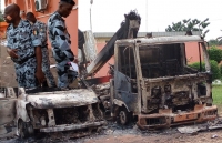 Des policiers de Daloa blessés et des véhicules de la CIE incendiés (Photo AIP)