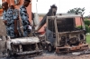 Des policiers de Daloa blessés et des véhicules de la CIE incendiés (Photo AIP)