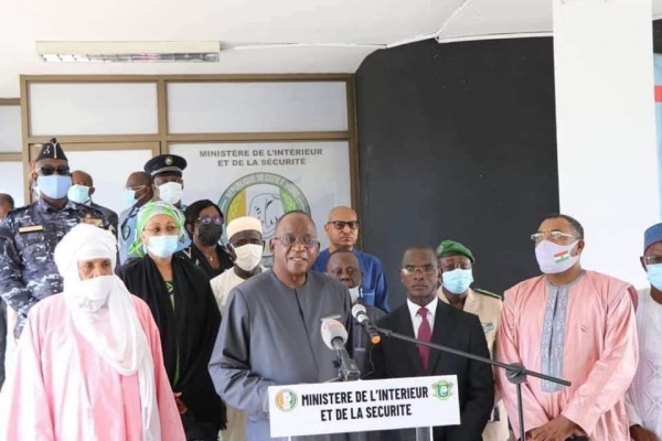 Côte d’Ivoire :  Le ministre de l&#039;intérieur et de la sécurité a reçu une délégation ministérielle de la république du Niger