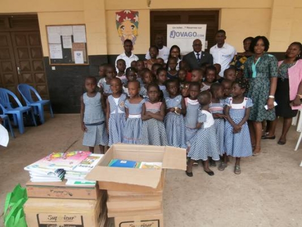 Jovago fait don de kits scolaires aux enfants de l’orphelinat de Grand-Bassam