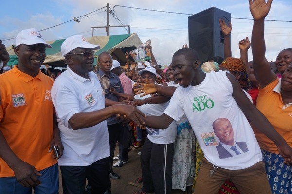 Meeting du RHDP à Yopougon: Gilbert Kafana Koné(DRC) invite les militants à prendre d’assaut les bureaux de vote, le dimanche 25 octobre