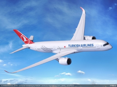 Trafic aérien: Turkish Airlines choisit l&#039;A350XWB pour propulser sa flotte vers de nouveaux sommets