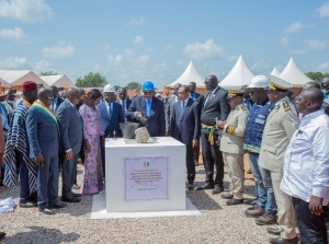 Côte d’Ivoire/ Infrastructure Sanitaire : Patrick Achi a Procédé à la pose de la première pierre de l’hôpital General de Ouangolodougou