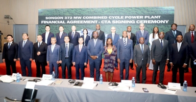 C&ocirc;te d'Ivoire : des accords financiers sign&eacute;s pour la construction d&rsquo;une centrale de 372 MW &agrave; Songon