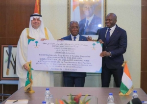 COP 15 : L&#039;Arabie Saoudite fait un don de 300 Millions FCFA à la Côte d&#039;Ivoire pour lutter contre la désertification et la sécheresse
