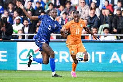 Match amical : la C&ocirc;te d&rsquo;Ivoire s&rsquo;offre une premi&egrave;re victoire face &agrave; la France (2-1)