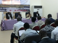 Atelier de restitution du projet VIGIMET, le 25 juilllet, à l&#039;université de Korhogo