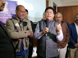 Expédition à moto : Deepak Kamath, l’explorateur indien reçu à Abidjan