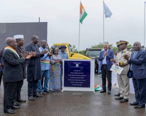 Côte d&#039;Ivoire/ Infrastructure routière: Le Premier Ministre Patrick Achi lance les travaux de renforcement de l&#039;axe routier Duékoué- Guiglo-Bloléquin