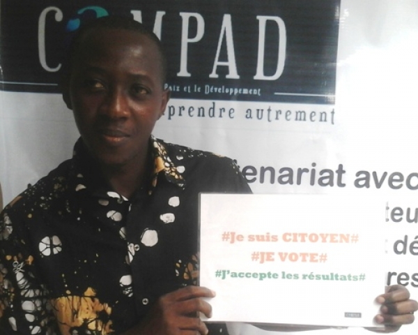 Présidentielle 2015 : L’ONG COMPAD lance ‘’Je suis citoyen, je vote, j’accepte les résultats’’