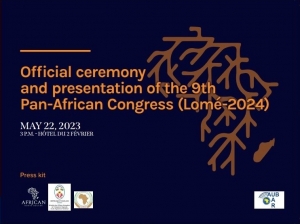 Lancement et présentation officielle du 9ème Congrès Panafricain 2024 de Lomé, le 22 mai 2023