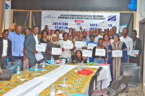 Côte d’Ivoire / Médias:  74 personnes formées pour lutter contre les messages haineux et les fausses informations