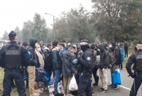 France/ Calais: Démantèlement d&#039;un campement de migrants