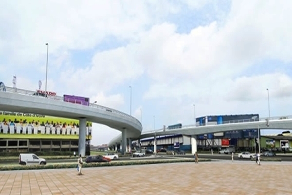 Maquette de l&#039;échangeur du carrefour Siolibra d&#039;Abidjan