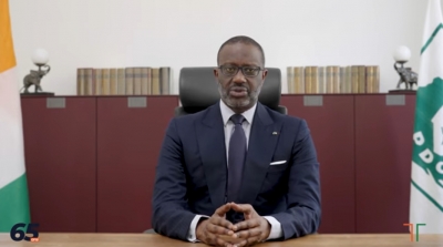 Tidjane Thiam, président du PDCI-RDA