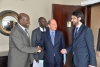 Le vice-pr&eacute;sident Kablan Duncan et des personnalit&eacute;s du monde des affaires