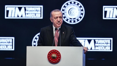 Turquie/ Erdogan: &quot;Avec 225,36 milliards $ en 2021, nous avons établi un nouveau record en matière d&#039;exportations&quot;