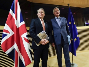 Brexit: Des n&eacute;gociations intensives entre europ&eacute;en et britannique