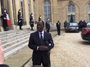 Le président ivoirien Alassane Ouattara 