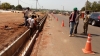 Un chantier routier à Ferkessédougou