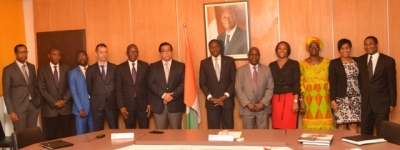 Des responsables du MINADER et de l&#039;ICCO ont échangé le 14/03/2017 à Abidjan