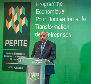 Côte d&#039;Ivoire/ Economie: le Premier Ministre Patrick Achi, lance officiellement le Programme Economique pour l&#039;innovation et la Transformation