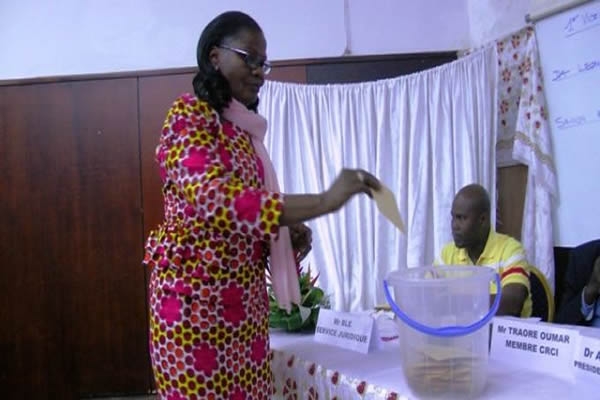 Souaré Koné Karidiata, nouvelle présidente élue de la Croix Rouge Cote d’Ivoire