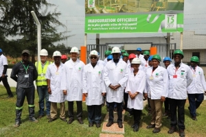 L'usine de traitement de caoutchouc naturel de la SAPH &agrave; Bongo inaugur&eacute;e le 15/12/2017