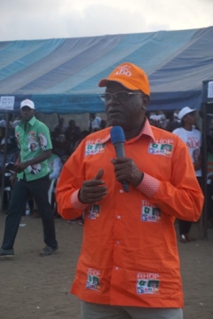 En meeting à Abobo : Gilbert kafana Koné spiritualise la réélection de Ouattara
